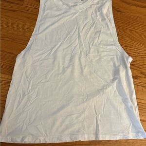 Lululemon White Sleeveless Tee